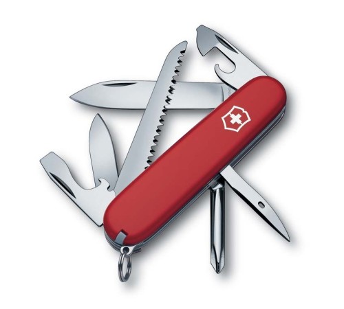 Нож перочинный VICTORINOX Hiker, 91 мм, 13 функций, красный