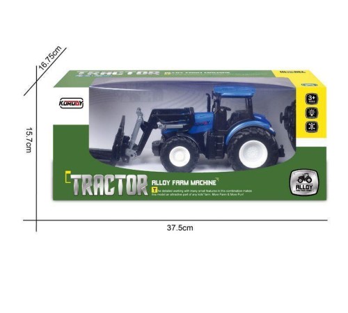 Р/У фермерский трактор Korody с вилочным погрузчиком, мет. кузов 1/24 2.4G 6CH RTR