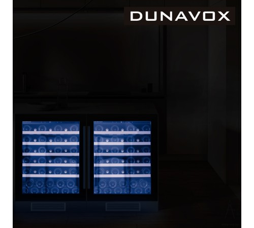 Винный шкаф компрессорный Dunavox DAUF-46.138SS