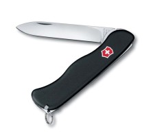 Нож перочинный VICTORINOX Sentinel, 111 мм, 4 функции, с фиксатором лезвия, чёрный
