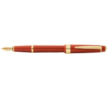 Перьевая ручка Cross Bailey Light Polished Amber Resin and Gold Tone, перо F