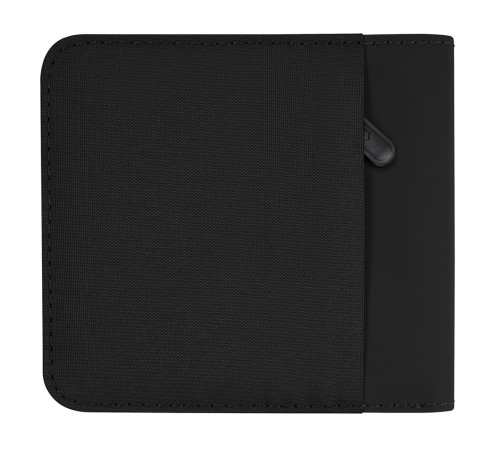 Бумажник VICTORINOX Travel Essentials Bi-Fold Wallet, с защитой от сканирования RFID, чёрный, полиэстер, 11x2x10 см
