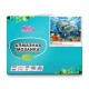 Алмазная мозаика 15х20 ДЕЛЬФИНЫ В МОРЕ (7 цветов)