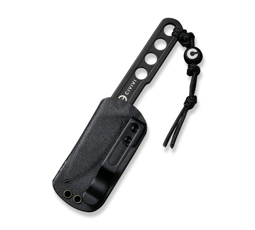 Нож CIVIVI Fixed Blade Circulus 10Cr15CoMoV Steel Black Stonewashed Handle Ostap Hel Design