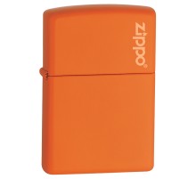 Зажигалка ZIPPO Classic с покрытием Orange Matte, латунь/сталь, оранжевая, матовая, 38x13x57 мм