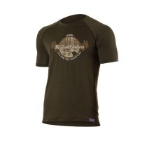 Футболка  мужская Lucas/ кор.рукав/ шерсть 160/ зеленый/ XXXL, Lucas6363XXXL