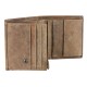 Портмоне WENGER Wildspitz, коричневый, кожа нубук, 9,5×2×10,5 см