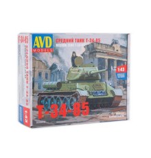 Сборная модель AVD Средний танк T-34-85, 1/43