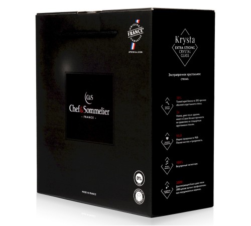 Бокалы для вина Chef&Sommelier Sequence 350 мл. / 2 шт. в п/у.