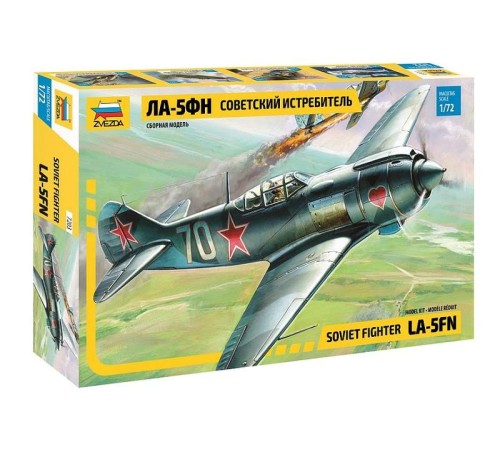 Сборная модель ZVEZDA Советский истребитель Ла-5ФН, 1/72