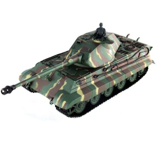 Радиоуправляемый танк Heng Long King Tiger (башня Porsche) Original V6.0  2.4G 1/16 RTR