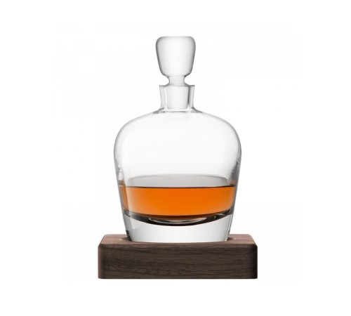 Декантер Lsa International Arran Whisky с деревянной подставкой Whisky 1 л