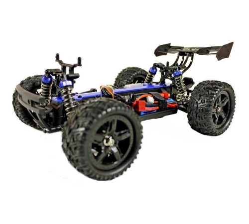 Радиоуправляемая трагги Remo Hobby S EVO-R Brushless (синяя) 4WD 2.4G 1/16 RTR