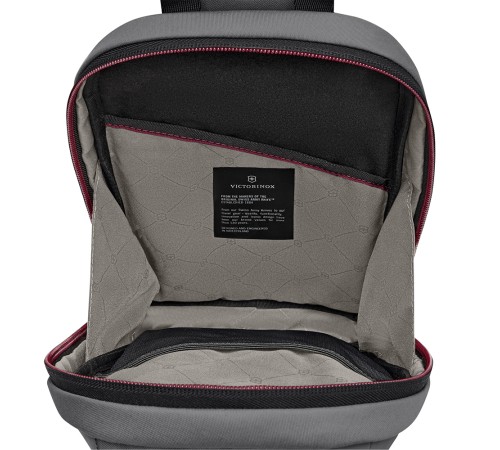 Рюкзак с одним плечевым ремнём VICTORINOX Travel Essentials, серый, полиэстер, 18x8x30 см