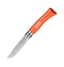 Нож Opinel №7, нержавеющая сталь, оранжевый, блистер, 001608
