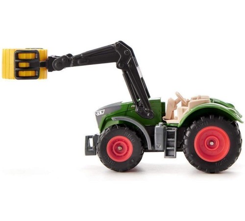 Трактор Siku 1539 Fendt 1050 Vario с фронтальным погрузчиком для захвата тюков