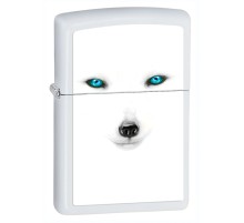 Зажигалка ZIPPO Gold Design с покрытием White Matte, латунь/сталь, белая, матовая, 38x13x57 мм