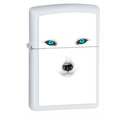 Зажигалка ZIPPO Gold Design с покрытием White Matte, латунь/сталь, белая, матовая, 38x13x57 мм