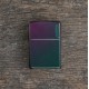 Зажигалка ZIPPO Classic с покрытием Iridescent, латунь/сталь, фиолетовая, матовая, 38x13x57 мм
