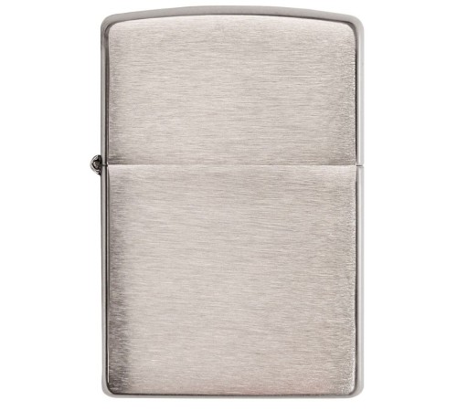 Зажигалка ZIPPO Armor™ c покрытием Brushed Chrome, латунь/сталь, серебристая, матовая, 38x13x57 мм