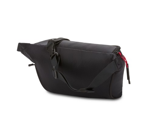 Сумка на пояс SWISSGEAR, черная, полиэстер с плетением рип-стоп, 38 x 5 x 15 см