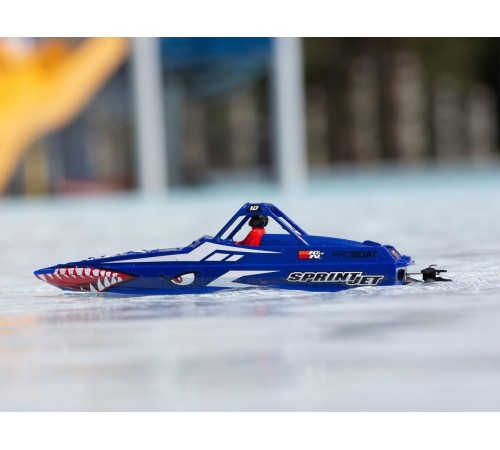 Радиоуправляемый катер ProBoat Sprintjet 9-inch Self-Right Jet Boat (синий) RTR