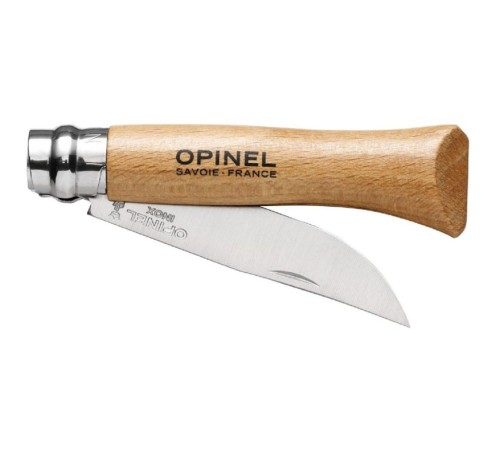 Нож Opinel №9, нержавеющая сталь, дубовая рукоять в картонной коробке 002424