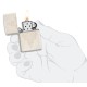 Зажигалка ZIPPO Lucky Knot Design с покрытием Mercury Glass, латунь/сталь, бежевая, 38x13x57 мм