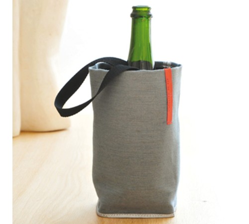 Сумка для охлаждения вина и шампанского L'Atelier du Vin Fresh Baladeur Lin gris