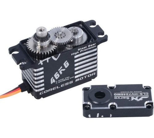 Сервомашинка цифровая JX Servo CLS-HV7346MG (73г/46.9/0.12/7.4V) бесколлекторная, Full metal