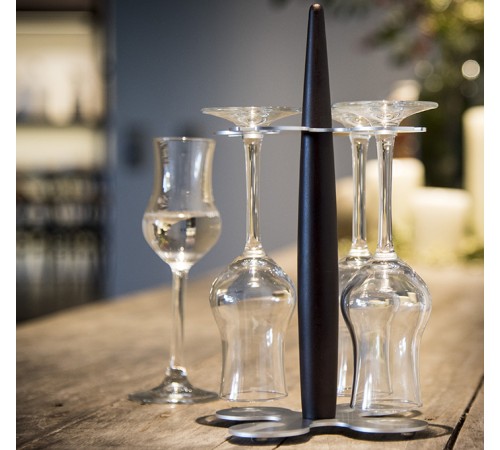 Набор бокалов для граппы Legnoart Grappa на подставке 4шт.