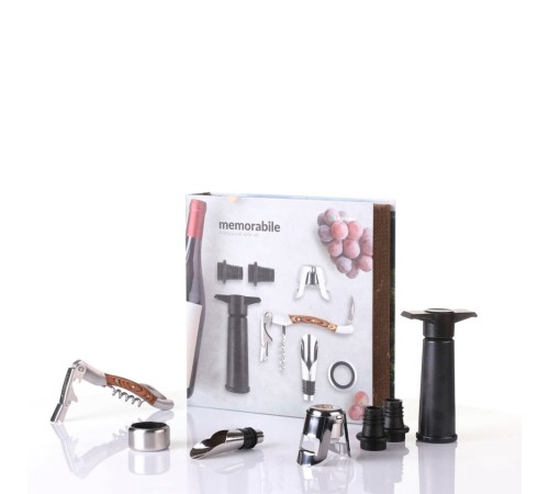 Набор из 7 винных аксессуаров Legnoart Memorabile Grand Cru