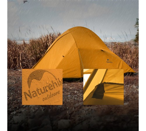 Палатка Naturehike Сloud Up CNK2450WS032 210T одноместная оранжевая,6927595798577