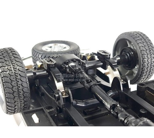 Радиоуправляемая машина WPL пикап Hilux Crew Cab (белая) 4WD 2.4G 1/16 RTR