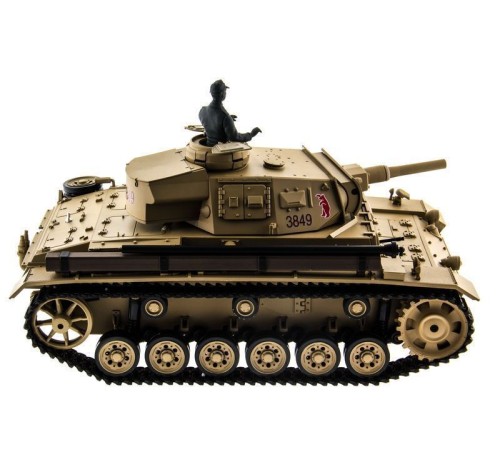 Радиоуправляемый танк Heng Long Panzer III type H Original V6.0  2.4G 1/16 RTR