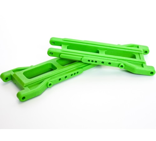 Рычаги пластиковые (удлиненные) для Remo Hobby 1/8 8037 (2024г), тюнинг, зеленые