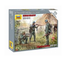 Сборные солдатики ZVEZDA Немецкая пехота 1939-1942гг, 1/72