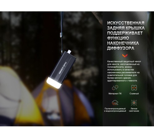 Фонарь Fenix E-SPARK с функцией повербанка,  E-SPARK