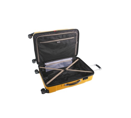 Чемодан SWISSGEAR ADAMS, желтый, АБС-пластик, 52 x 31 x 78 см, 96 л