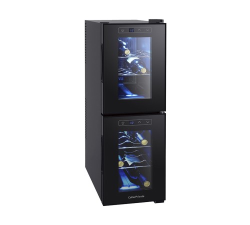 Винный шкаф двухкамерный Cellar Private CP012-2E