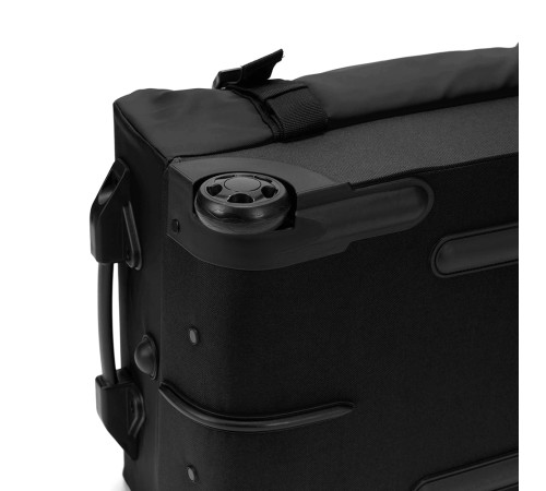Сумка на колесах TORBER Mobi, чёрный, полиэстер 900D с PU покрытием, 60 х 38 х 25,5 см, 57 л