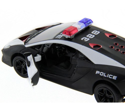 Машина Kinsmart 1:40 Lamborghini Police Sesto Elemento в асс. инерция (1/12шт.) б/к