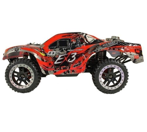 Радиоуправляемый шорт-корс Remo Hobby EX3 UPGRADE (красный) 4WD 2.4G 1/10 RTR