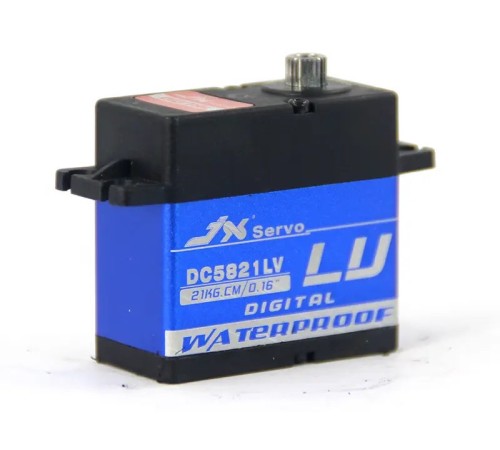 Сервомашинка цифровая JX Servo DC5821LV (58г/21.8/0.16/6V) влагозащищенная