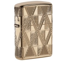 Зажигалка ZIPPO Armor® с покрытием High Polish Gold Plate, латунь/сталь, золотистая, 38x13x57 мм