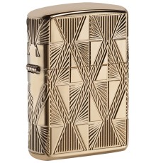 Зажигалка ZIPPO Armor® с покрытием High Polish Gold Plate, латунь/сталь, золотистая, 38x13x57 мм