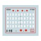 Сборная модель ZVEZDA Советский истребитель И-16, 1/144