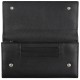 Кошелёк женский BUGATTI Lady Top, чёрный, натуральная воловья кожа, 20х2,5х10,5 см