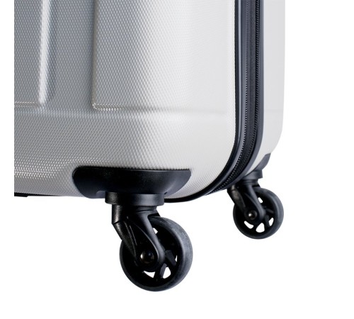 Чемодан SWISSGEAR USTER, серебристый, АБС-пластик, 47x29x77 см, 94 л