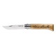 Нож Opinel №8, нержавеющая сталь, рукоять дуб, гравировка заяц, 002333